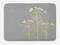 Ambesonne Grey and Yellow Bath Mat, Under The Sea Inspired Flowers Abstract Swirls Backdrop, Plush Bathroom Decor Mat with Non Slip Backing, 29.5" X 17.5", Grey Yellow